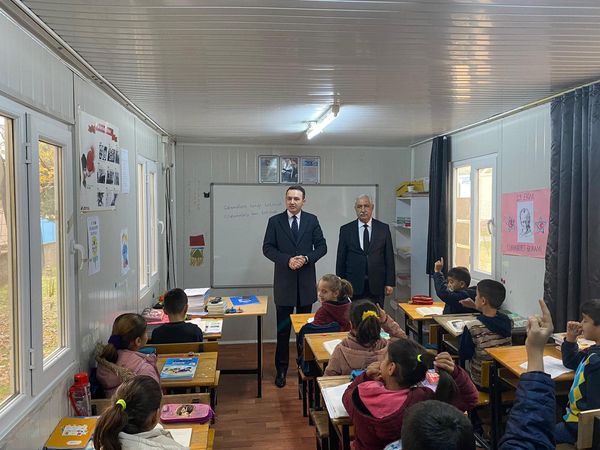 Kaymakamımız Süleyman BAKAN, Doğanca İlkokulu’nu ziyaret etti